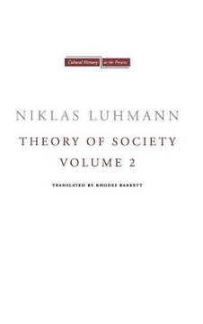 portada Theory of Society, Volume 2 (Cultural Memory in the Present) (en Inglés)
