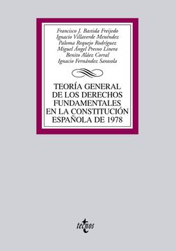 portada Teoría General de los Derechos Fundamentales en la Constitución Española de 1978