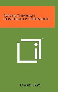 portada power through constructive thinking (en Inglés)