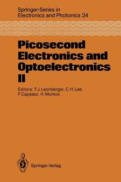 portada picosecond electronics and optoelectronics ii: proceedings of the second osa-ieee (leos) incline village, nevada, january 14 16, 1987