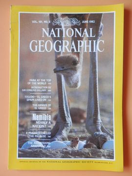 portada National Geographic. Vol. 161, No. 6. June 1982