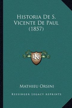 portada Historia de s. Vicente de Paul (1857) (in Spanish)