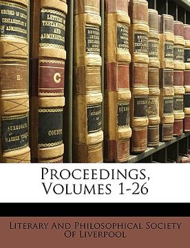 portada proceedings, volumes 1-26 (en Inglés)
