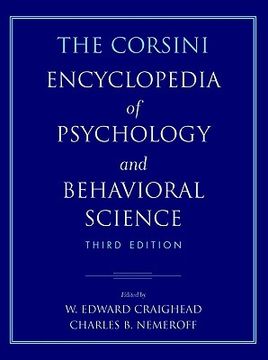portada the corsini encyclopedia of psychology and behavioral science (en Inglés)
