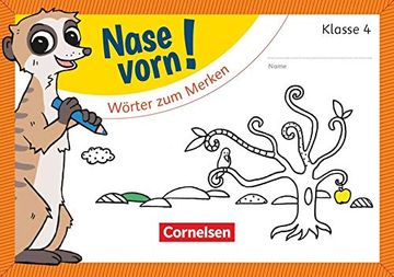 portada Nase Vorn! - Deutsch: 4. Schuljahr - Wörter zum Merken: Übungsheft (en Alemán)