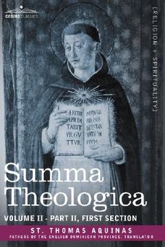portada summa theologica, volume 2 (part ii, first section) (en Inglés)