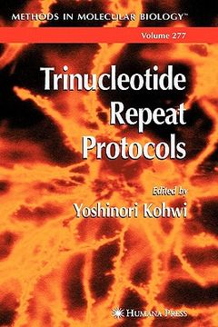 portada trinucleotide repeat protocols (en Inglés)