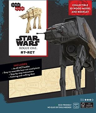 portada Incredibuilds: Star Wars: Rogue One: At-Act 3d Wood Model and Book