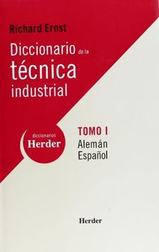 portada Diccionario de la Técnica Industrial. Tomo i. Alemán-Español (in Spanish)