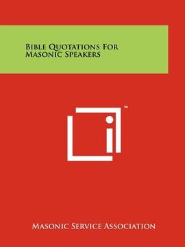 portada bible quotations for masonic speakers (en Inglés)