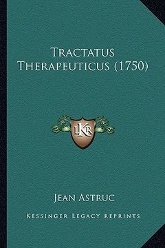 portada Tractatus Therapeuticus (1750) (in Latin)