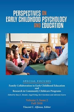 portada Perspectives on Early Childhood Psychology and Education Vol 3.2: Family Collaboration in Early Childhood Education and Research in Community Childcar