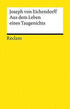 portada Aus dem Leben Eines Taugenichts: Novelle (en Alemán)
