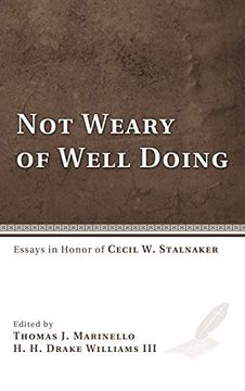 portada Not Weary of Well Doing