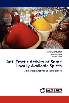 portada anti emetic activity of some locally available spices (en Inglés)