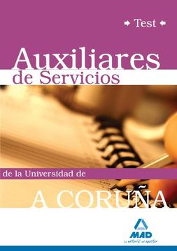 portada Auxiliares De Servicios De La Universidad De A Coruña. Test.
