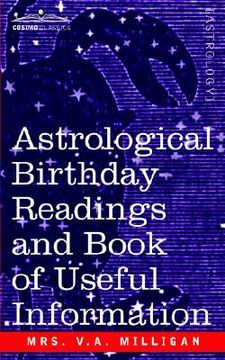 portada astrological birthday readings and, book of useful information (en Inglés)