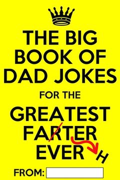 portada The Big Book of Dad Jokes: Terribly Good Personalized Dad Joke Book (en Inglés)