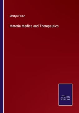 portada Materia Medica and Therapeutics (en Inglés)