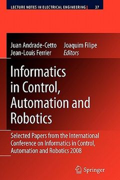 portada informatics in control, automation and robotics: selected papers from the international conference on informatics in control, automation and robotics