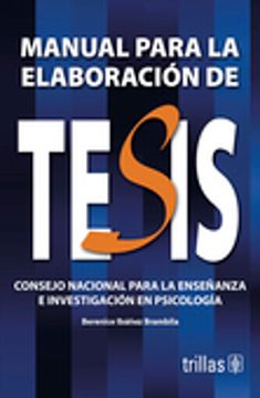 portada Manual Para la Elaboracion de Tesis (in Spanish)