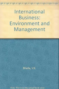 portada International Business Environment and Management