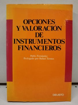 portada Opciones y Valoración de Instrumentos Financieros