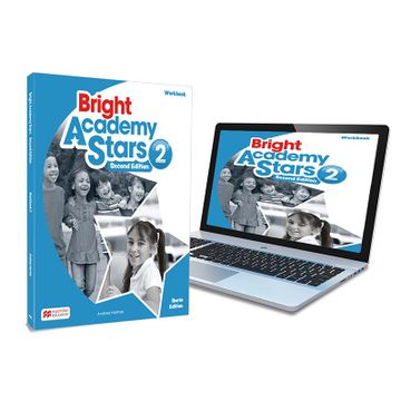 portada Bright Academy Stars 2 Activity Book: Cuaderno de Actividades Impreso con Acceso a la Versión Digital (in English)