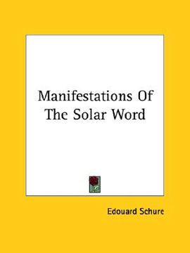 portada manifestations of the solar word (en Inglés)