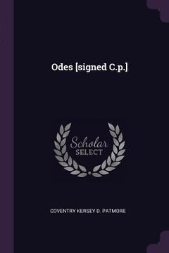 portada Odes [signed C.p.] (en Inglés)