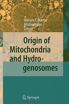 portada origin of mitochondria and hydrogenosomes (en Inglés)