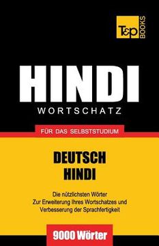 portada Wortschatz Deutsch-Hindi für das Selbststudium - 9000 Wörter (in German)