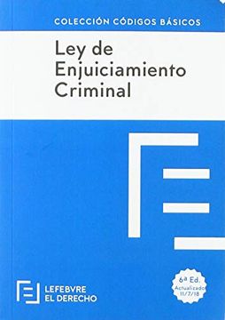 portada Ley de Enjuiciamiento Criminal (in Spanish)