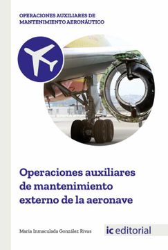 portada Operaciones Auxiliares de Mantenimiento Externo de la Aeronave