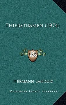 portada Thierstimmen (1874) (in German)