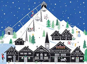portada Winter in the Mountains Advent Calendar (en Inglés)