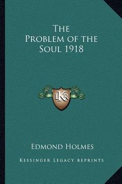 portada the problem of the soul 1918