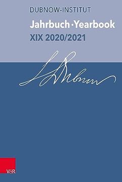 portada Jahrbuch Des Dubnow-Instituts /Dubnow Institute Yearbook XIX 2020/2021 (in German)