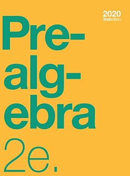 portada Prealgebra 2e Textbook (Hardcover, Full Color) (en Inglés)