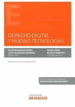 portada Derecho Digital y Nuevas Tecnologias