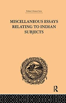 portada Miscellaneous Essays Relating to Indian Subjects: Volume II (en Inglés)