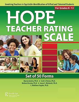 portada Hope Teacher Rating Scale Forms: Involving Teachers in Equitable Identification of Gifted and Talented Students in K-12: Set of 50 