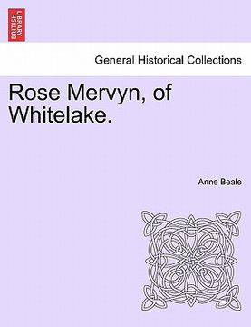portada rose mervyn, of whitelake. vol. i. (in English)