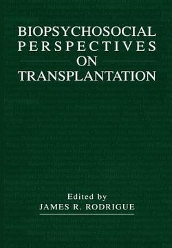 portada biopsychosocial perspectives on transplantation (en Inglés)