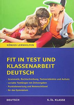 portada Fit in Test und Klassenarbeit - Deutsch 5. /6. Klasse Gymnasium (in German)