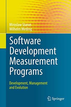 portada Software Development Measurement Programs: Development, Management and Evolution (en Inglés)