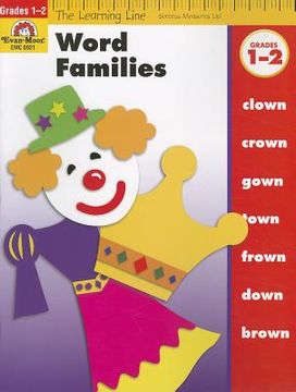 portada word families, grades 1-2 (in English)