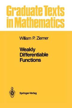 portada weakly differentiable functions: sobolev spaces and functions of bounded variation (in English)