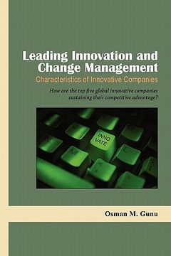 portada leading innovation and change management-characteristics of innovative companies (en Inglés)