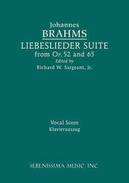 portada Liebeslieder Suite from Opp.52 and 65: Vocal score (in German)